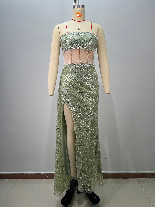 Corset Slit Gown