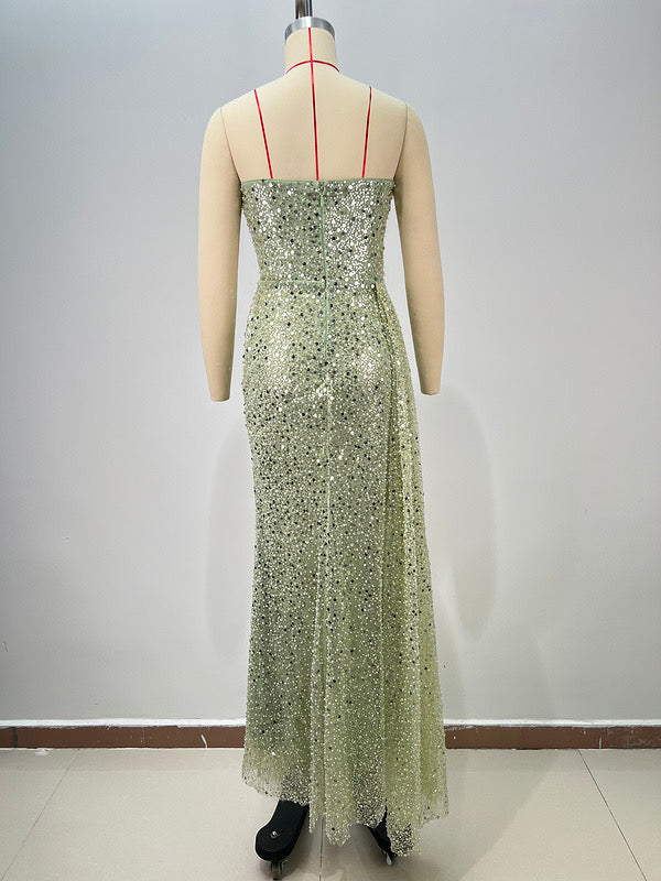 Corset Slit Gown