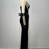 Illusion Mesh Gown
