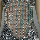 Crystal Grid Gown