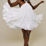 Eyelet Swing Dress