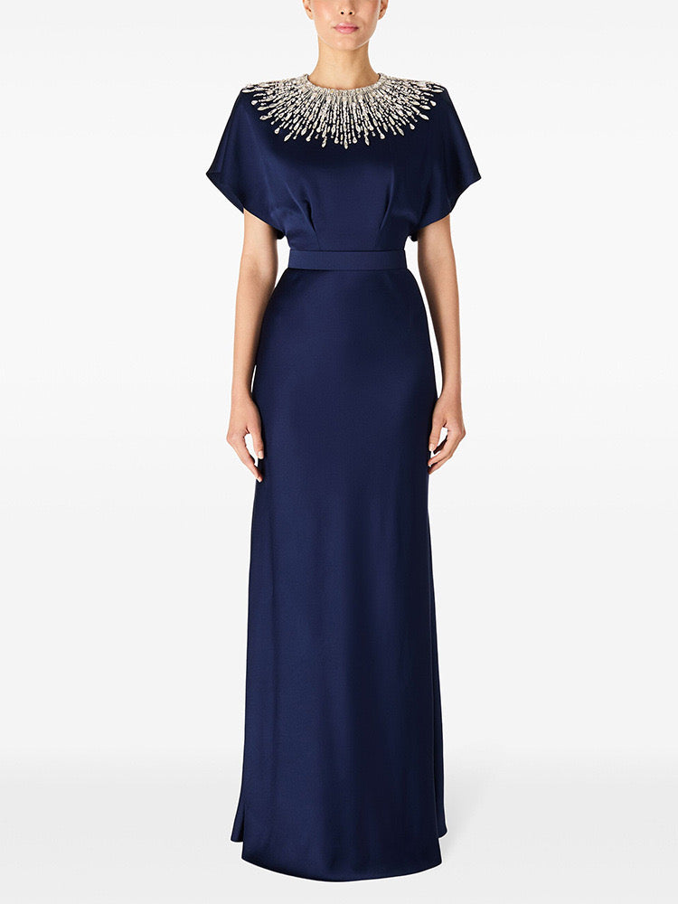 Regal Cape Gown