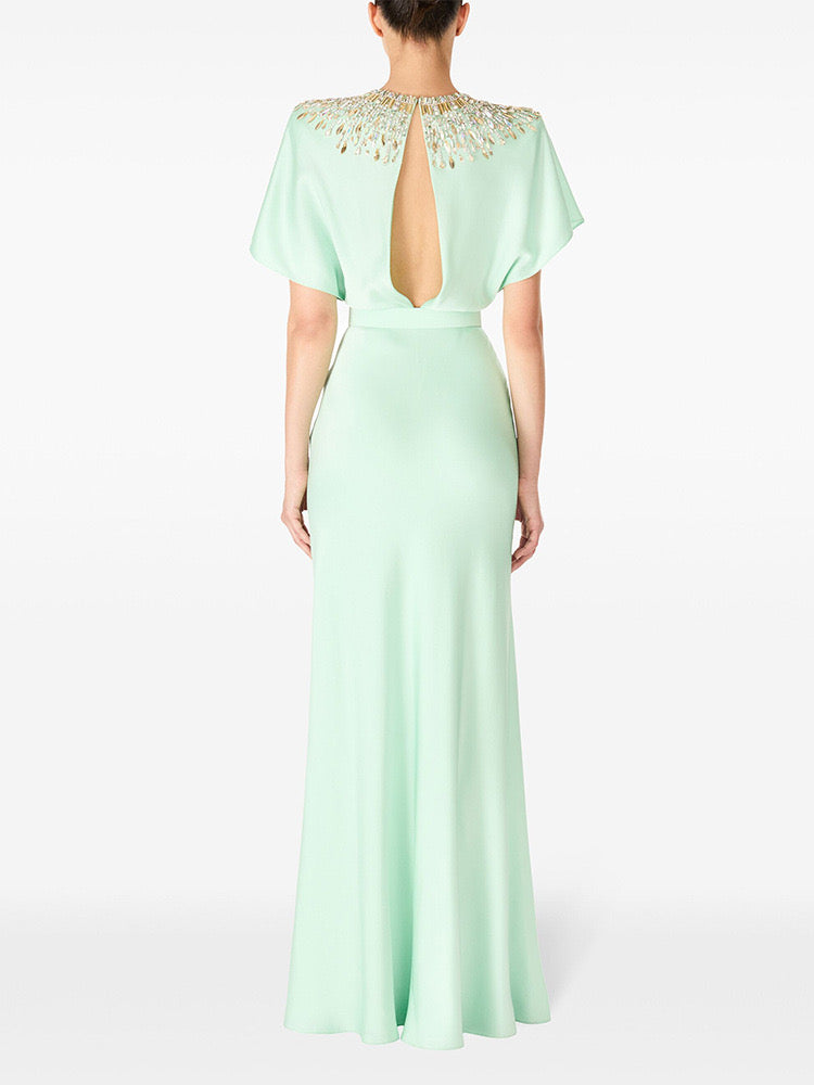Regal Cape Gown
