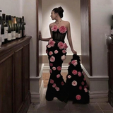 Floral Rose Petal Gown