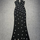 Black Crystal Gown