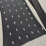 Black Strapless Gown