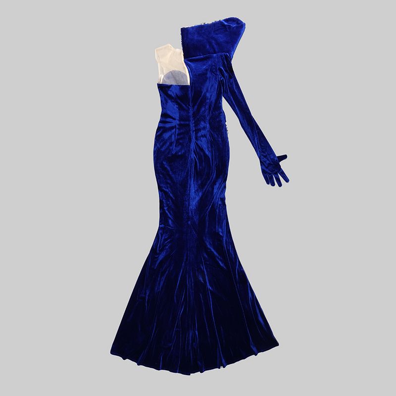 Victoria One-Sleeve Maxi Dress