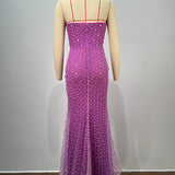 Amethyst Royale Beaded Gown