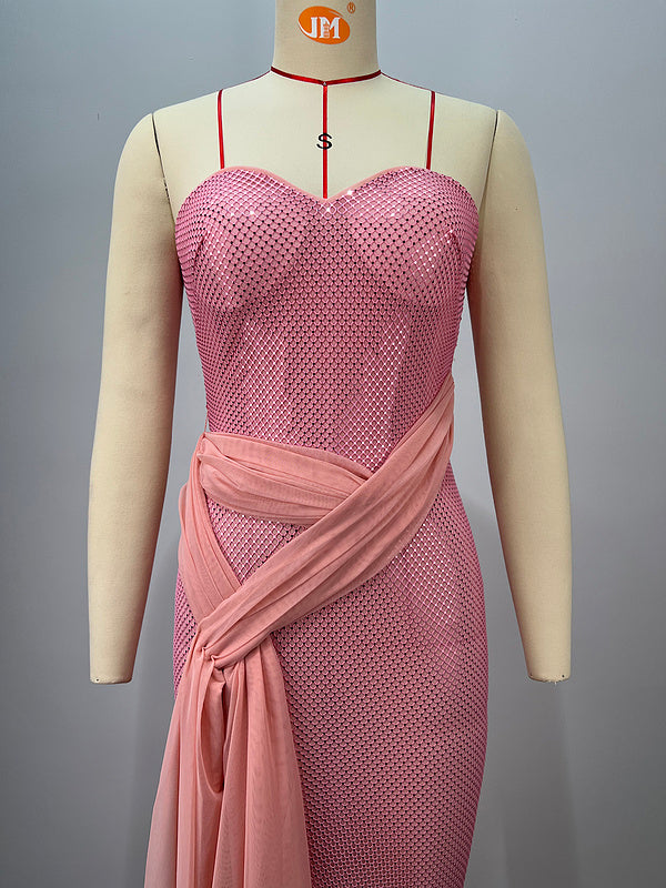 Blush Dream Strapless Gown