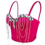 Crystal Cascade Corset Top
