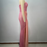 Blush Dream Strapless Gown