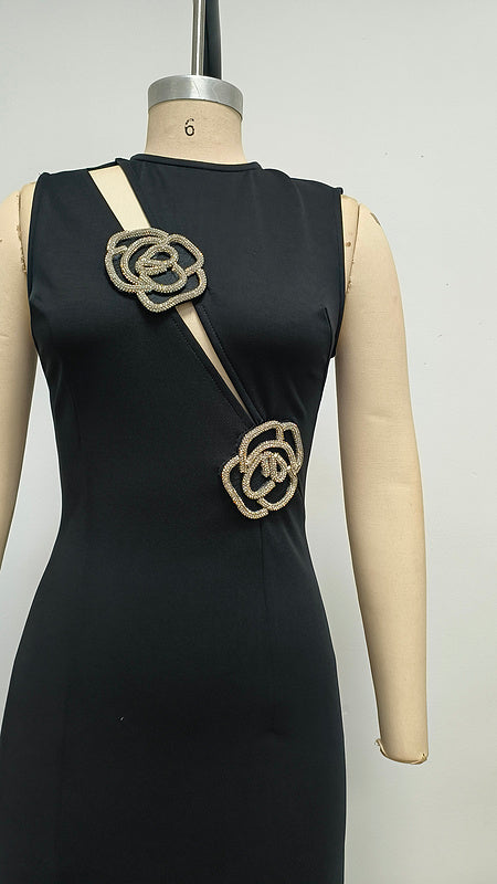 Crytal Jet Dress