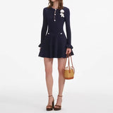 Navy Bloom Mini