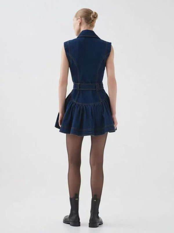 Hélène Denim Mini Dress