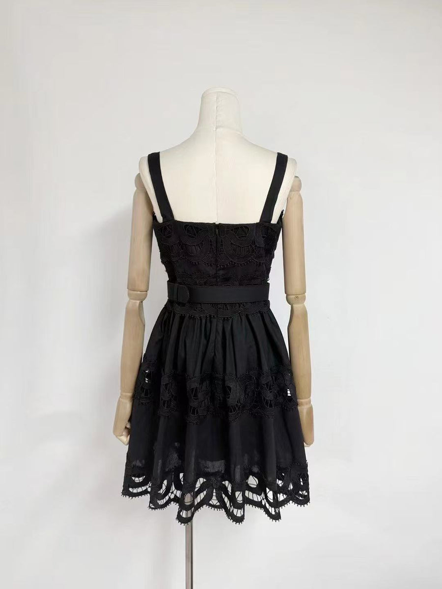 Ivory Bloom Eyelet Dress