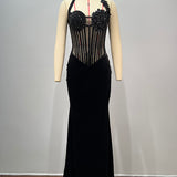 Noir Envy Corset Gown