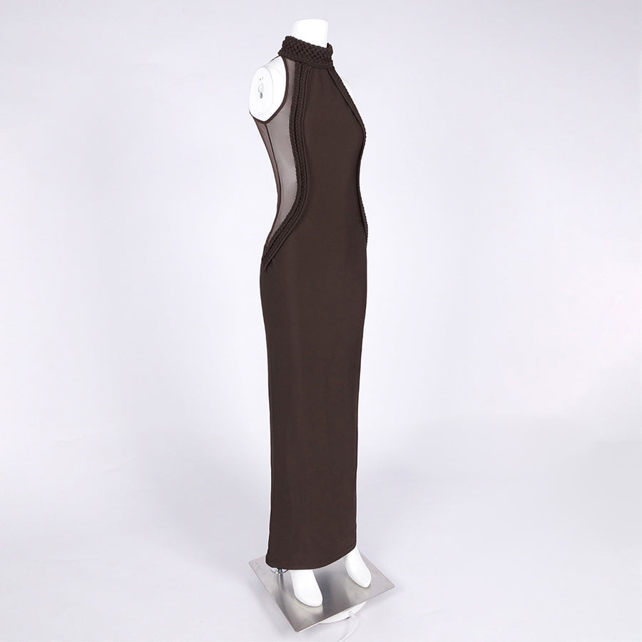 Braided Cocoa Gown