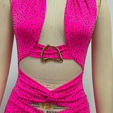 Pink Cutout Gown