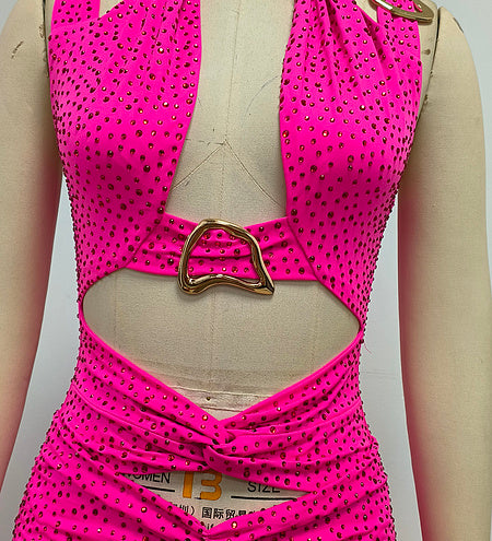 Pink Cutout Gown