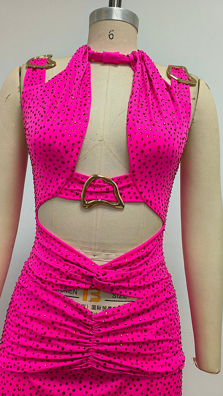 Pink Cutout Gown