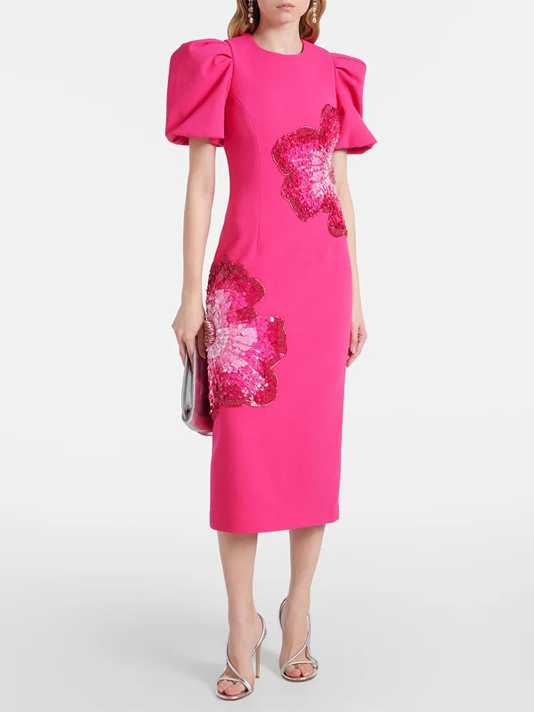 Fuchsia Bloom Dress