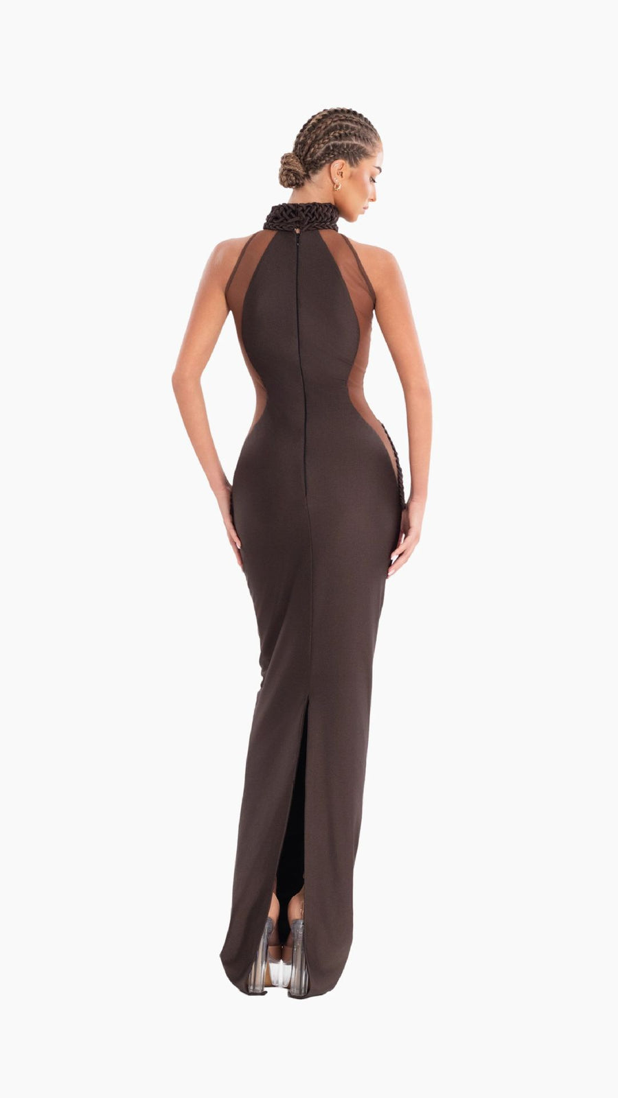 Braided Cocoa Gown
