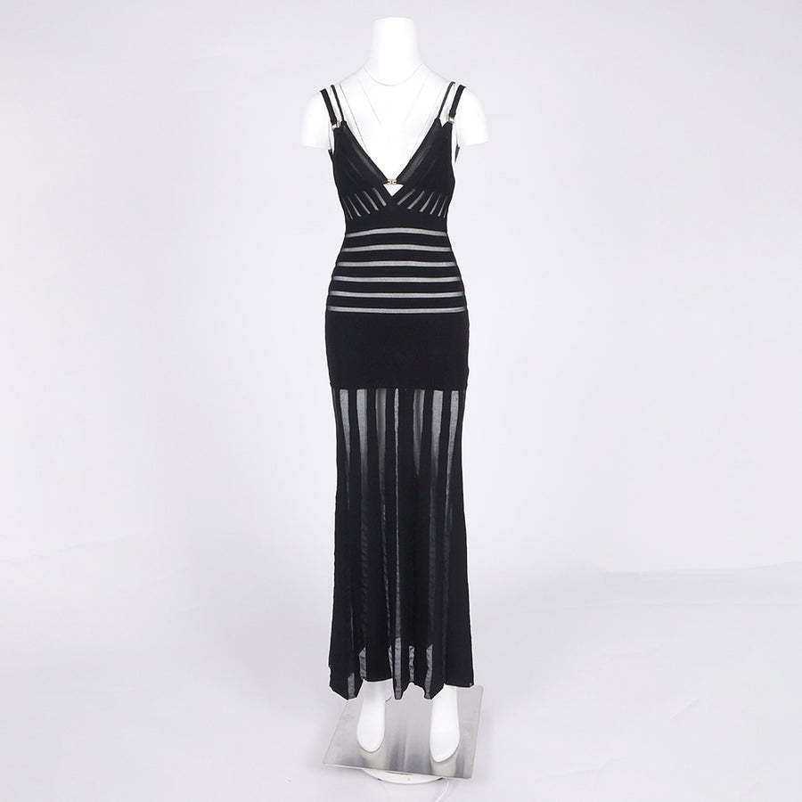 Shadow Stripe Knit Maxi