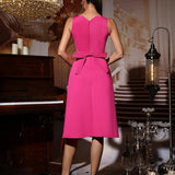 Pink Midi Dress