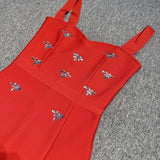Red Slit Gown