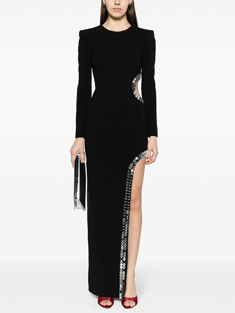 Midnight Cutout Gown