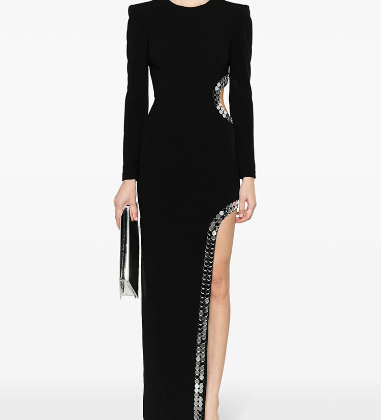 Midnight Cutout Gown