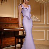 Lavender Duchess Maxi Dress