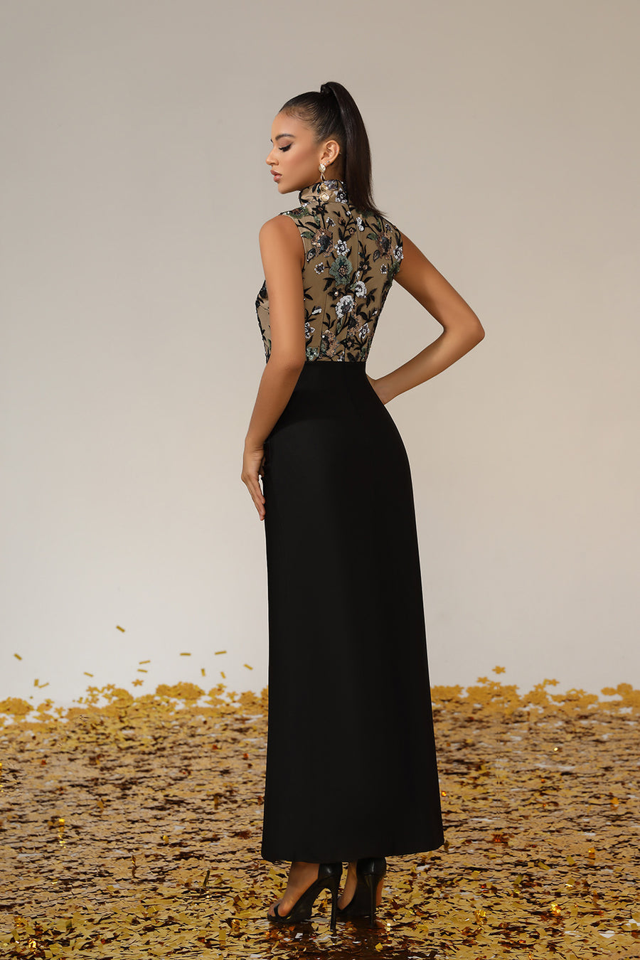 Midnight Garden Gown