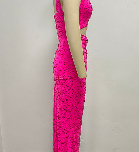 Pink Cutout Gown