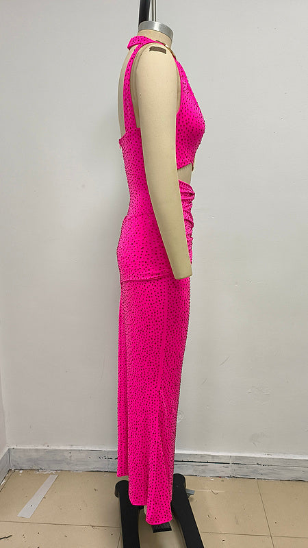 Pink Cutout Gown