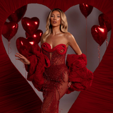 Valentina Beaded Corset Gown