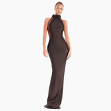 Braided Cocoa Gown