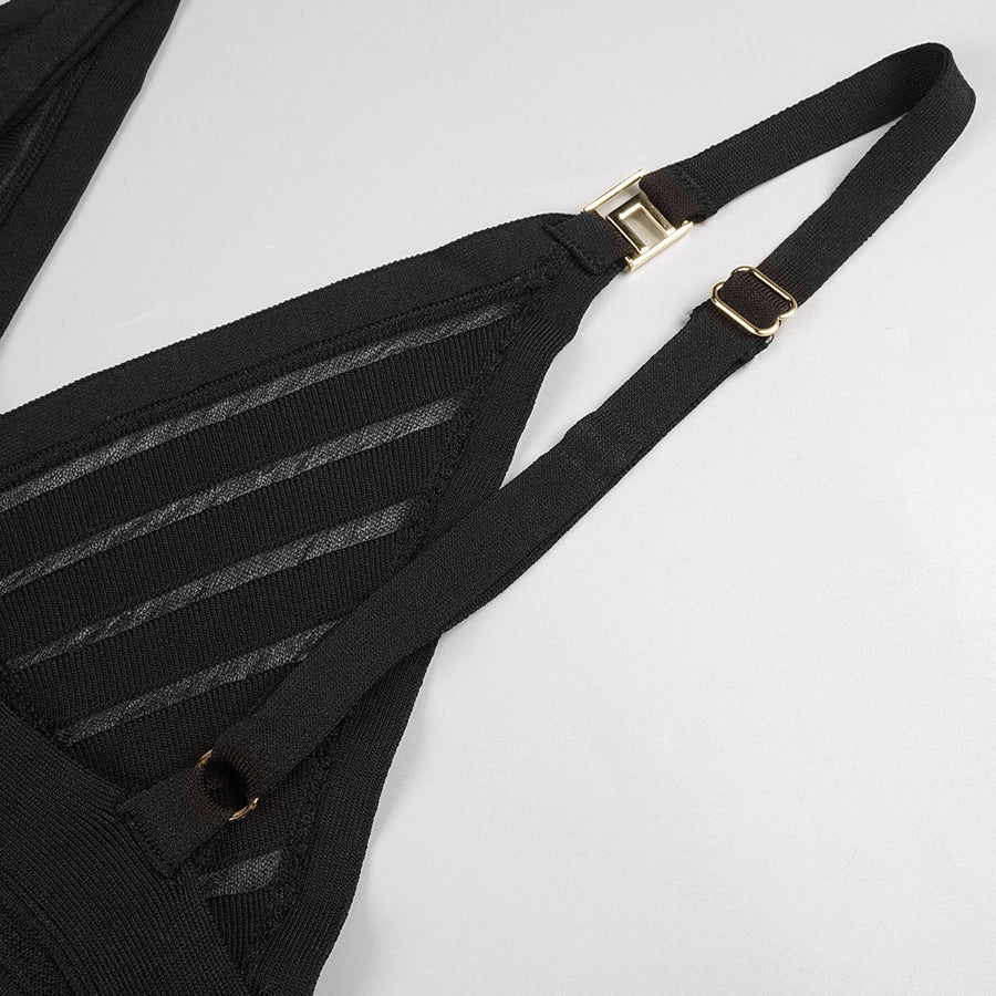 Shadow Stripe Knit Maxi