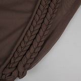 Braided Cocoa Gown