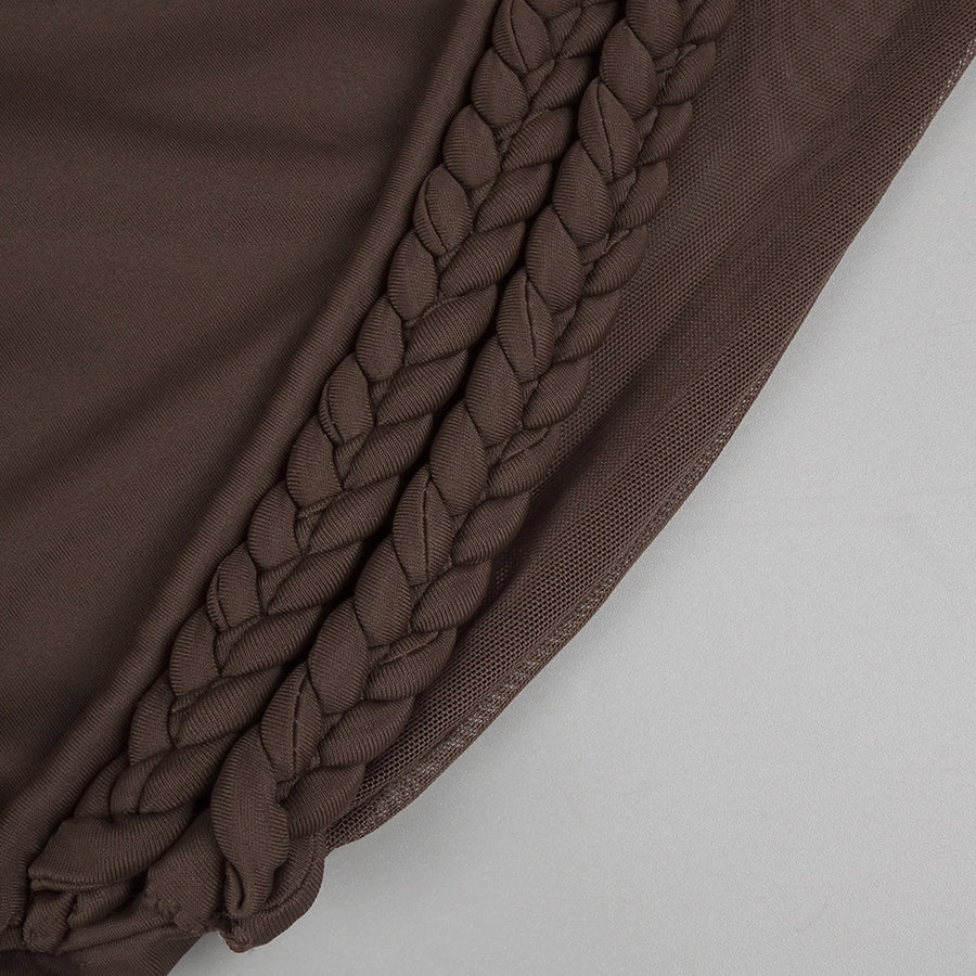 Braided Cocoa Gown