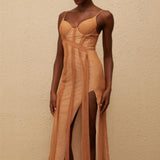Nude Sheer Gown