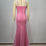Pink Crystal Gown