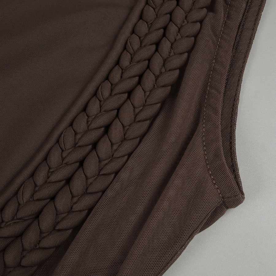 Braided Cocoa Gown