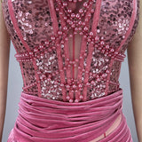 Rose Gold Corset Gown