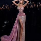 Rose Gold Corset Gown
