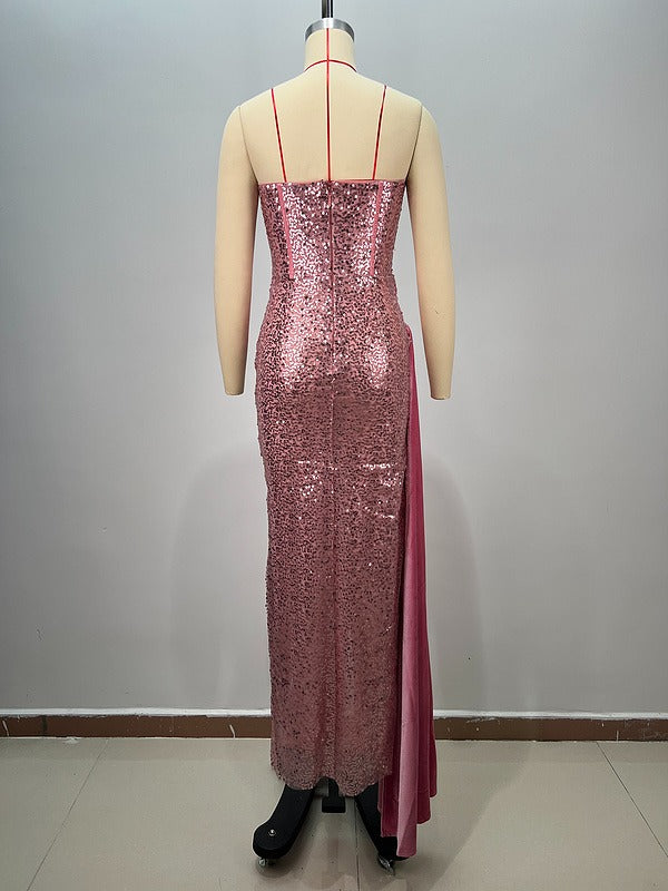 Rose Gold Corset Gown