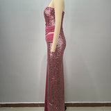 Rose Gold Corset Gown