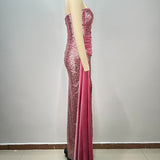 Rose Gold Corset Gown