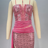 Rose Gold Corset Gown