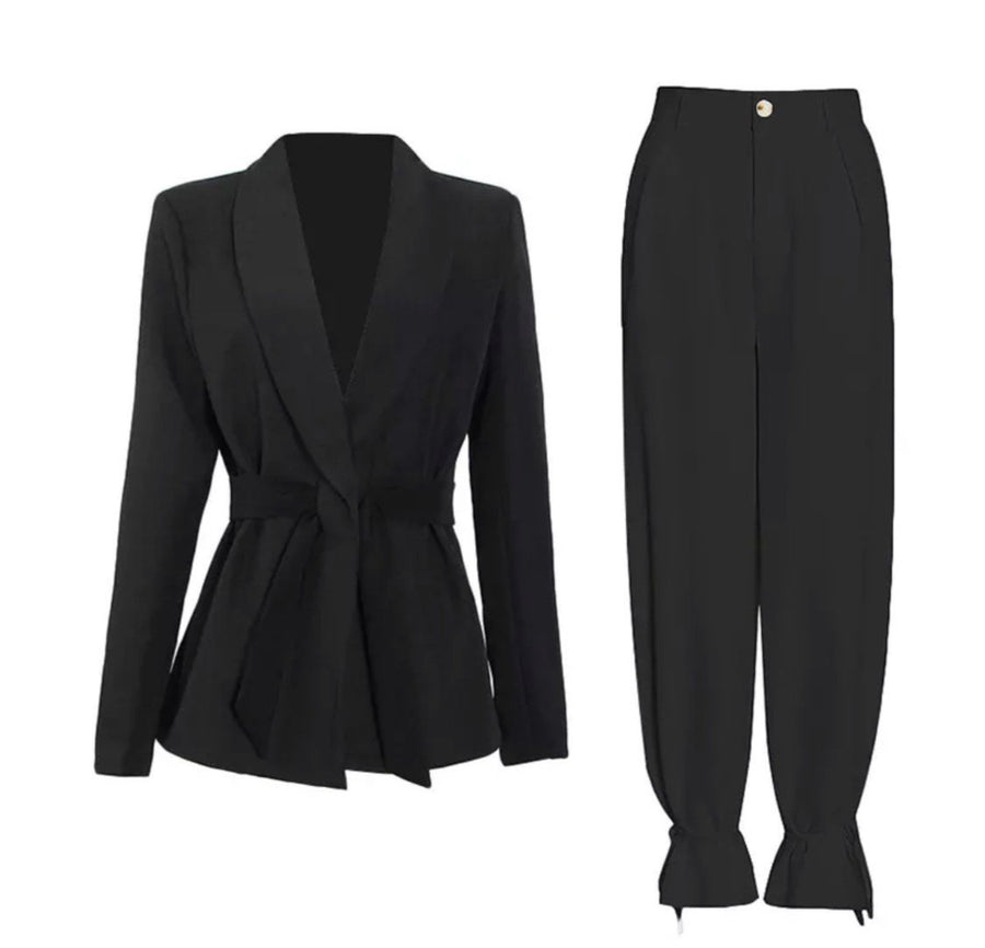 Berta Two-piece Suit Etiquette Mode